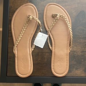 Tan sandals